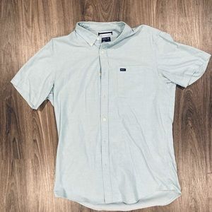RVCA size large button down slim fit